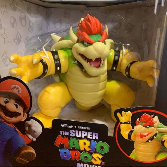Nintendo Other - Nintendo The Super Mario Bros. Movie Bowser Figure With Fire Breathing Effect